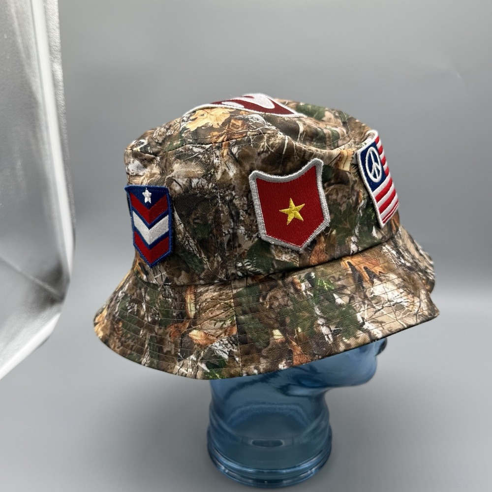 Coney Island Picnic Camo Patch Bucket Hat Urban‎ Outfitters One Size USA Patch - Picture 2 of 7